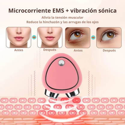 MASAJEADOR FACIAL CON MICROCORRIENTE