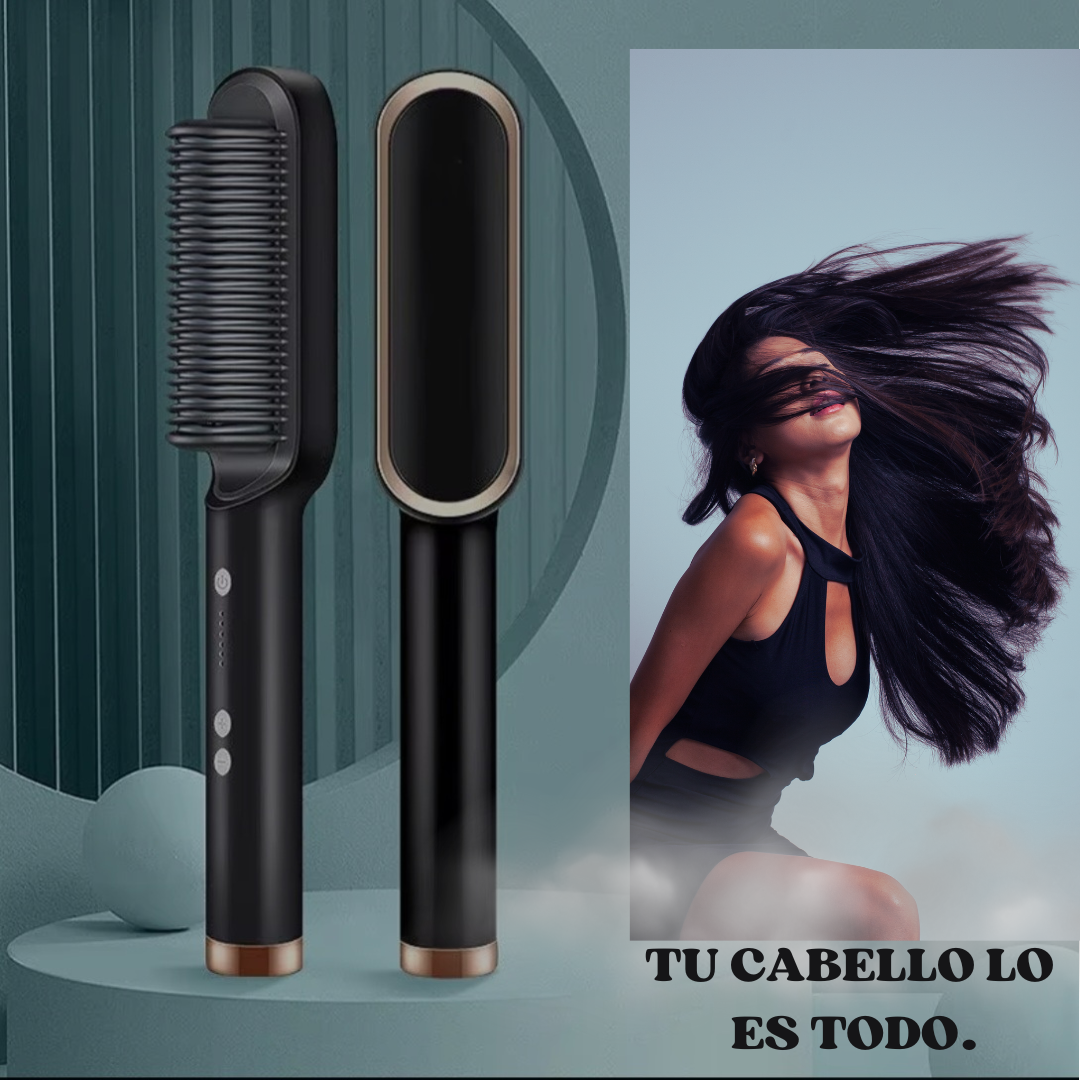 Plancha Cepillo Alisadora Cabello Hair S