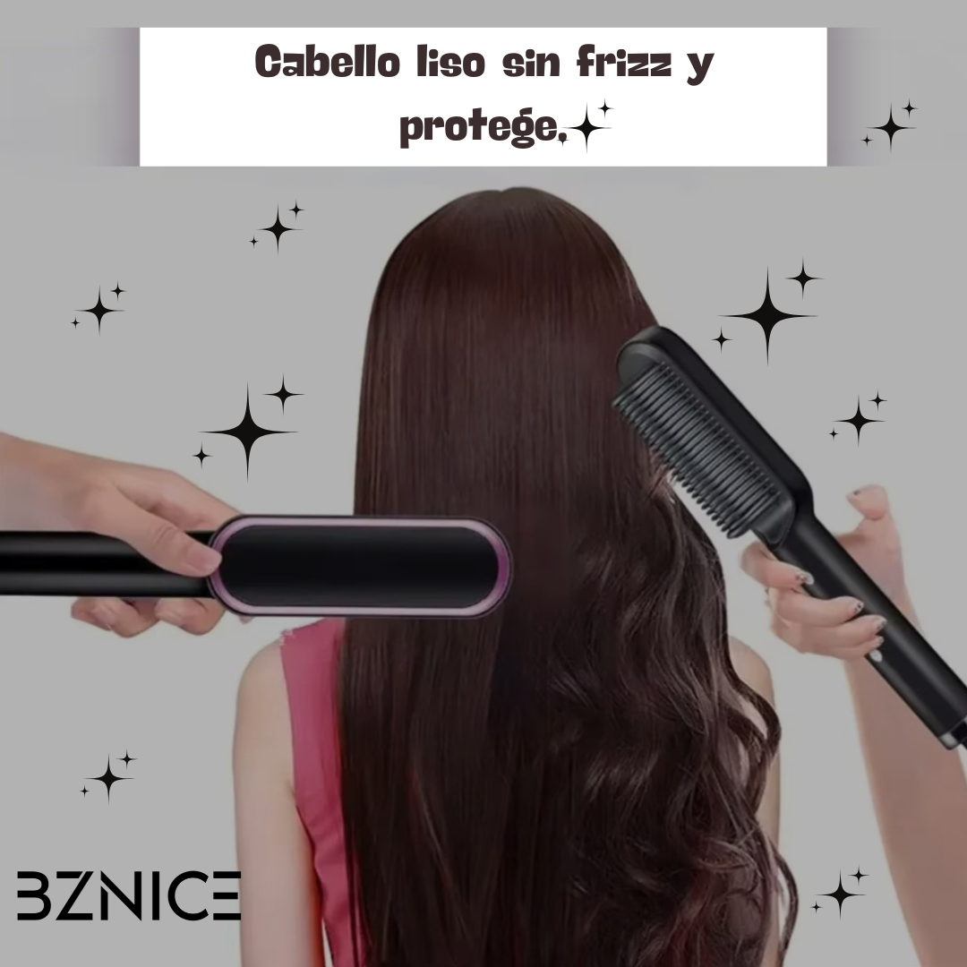 Plancha Cepillo Alisadora Cabello Hair S