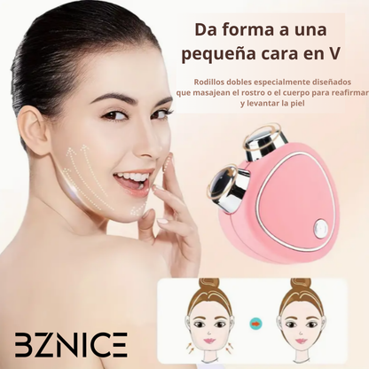 MASAJEADOR FACIAL CON MICROCORRIENTE