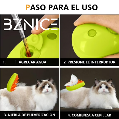 CEPILLO AUTIMATICO GATOS VAPOR  3 EN 1